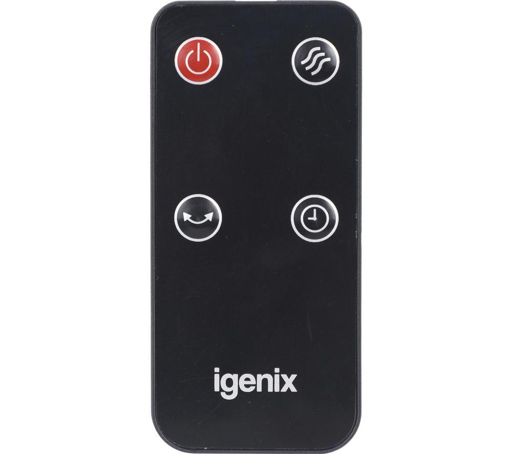 IGENIX IGHT020DB Portable Ceramic Fan Heater - Black image number 2 of 11