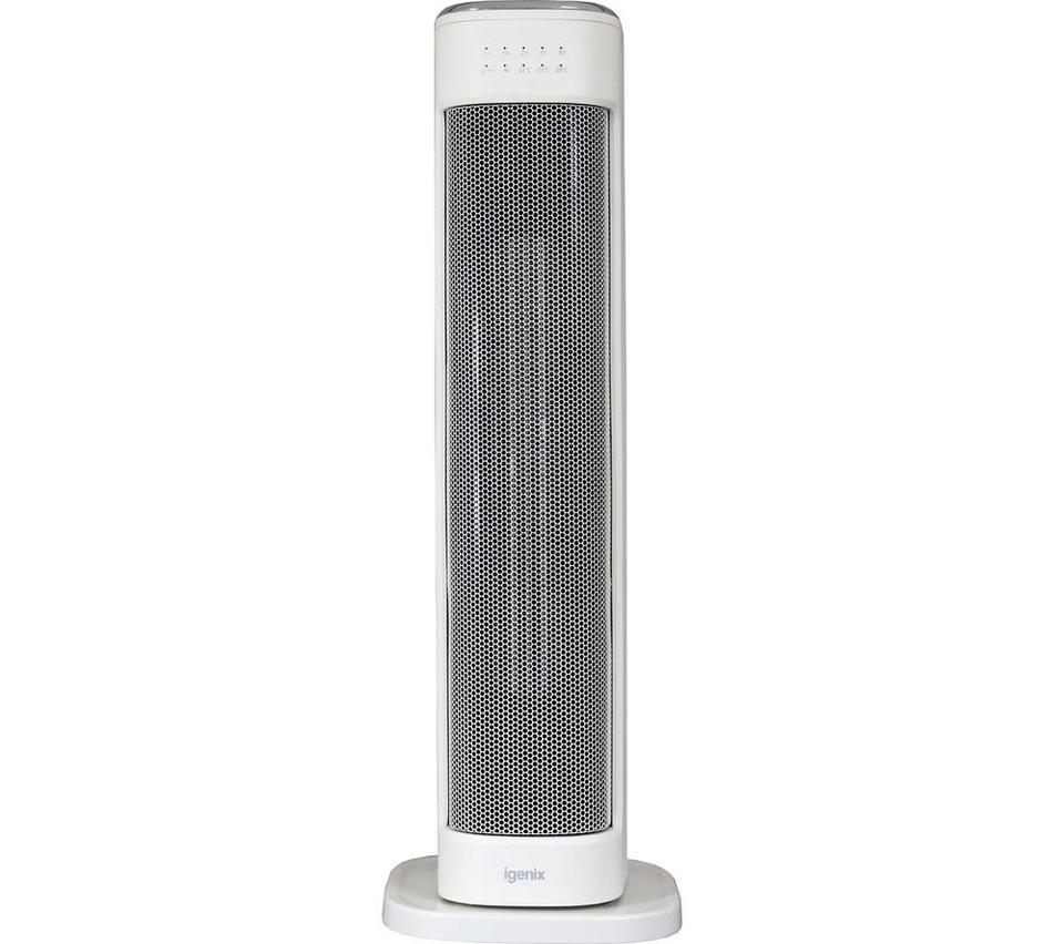 IGENIX IGHT020DW Portable Ceramic Fan Heater - White