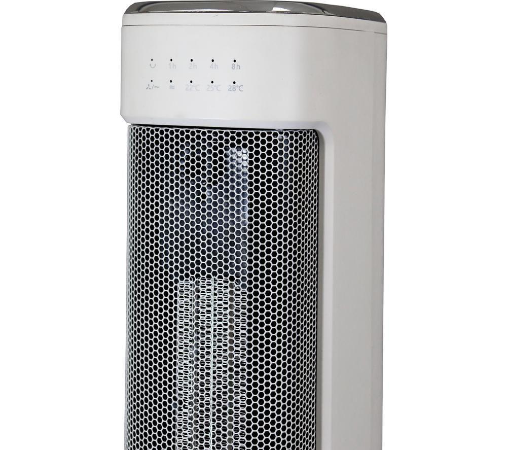 IGENIX IGHT020DW Portable Ceramic Fan Heater - White image number 3 of 10