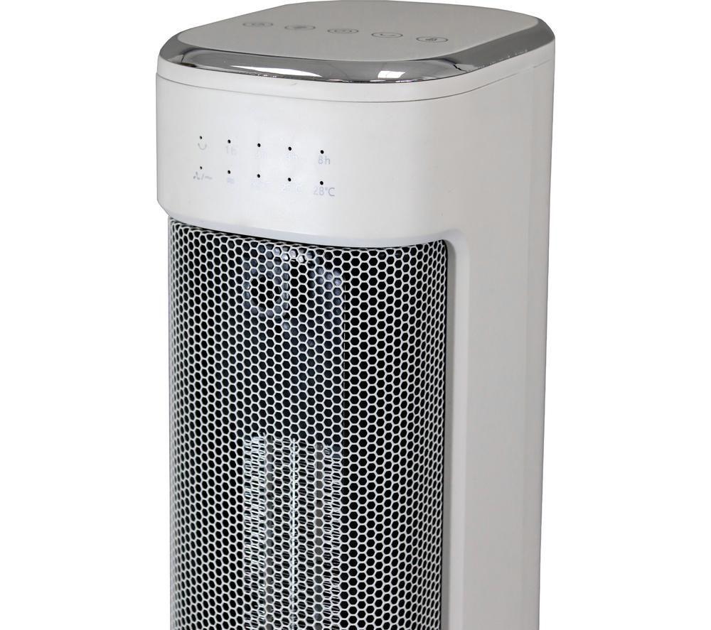 IGENIX IGHT020DW Portable Ceramic Fan Heater - White image number 4 of 10