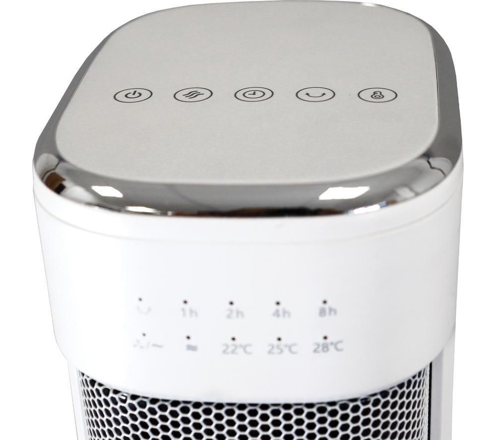 IGENIX IGHT020DW Portable Ceramic Fan Heater - White image number 5 of 10
