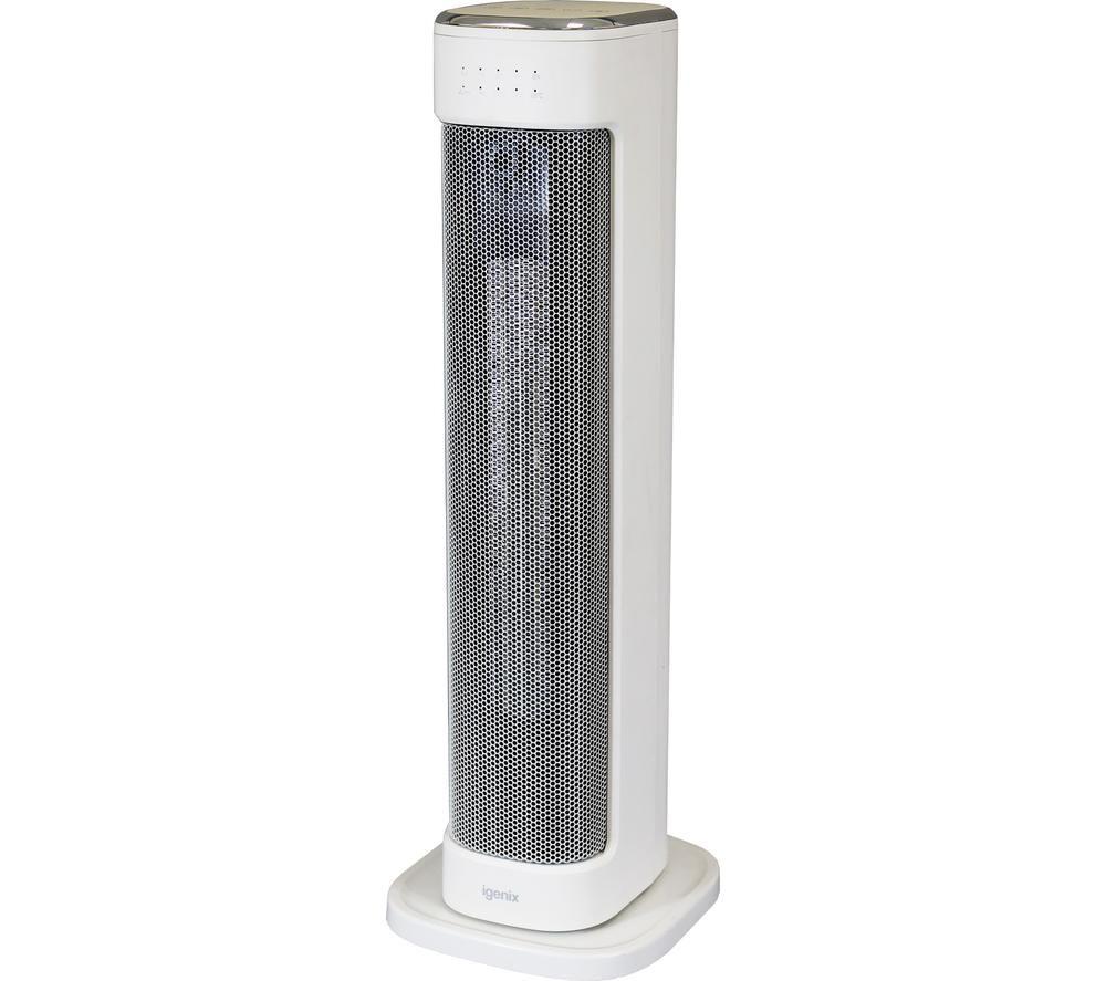 IGENIX IGHT020DW Portable Ceramic Fan Heater - White image number 7 of 10