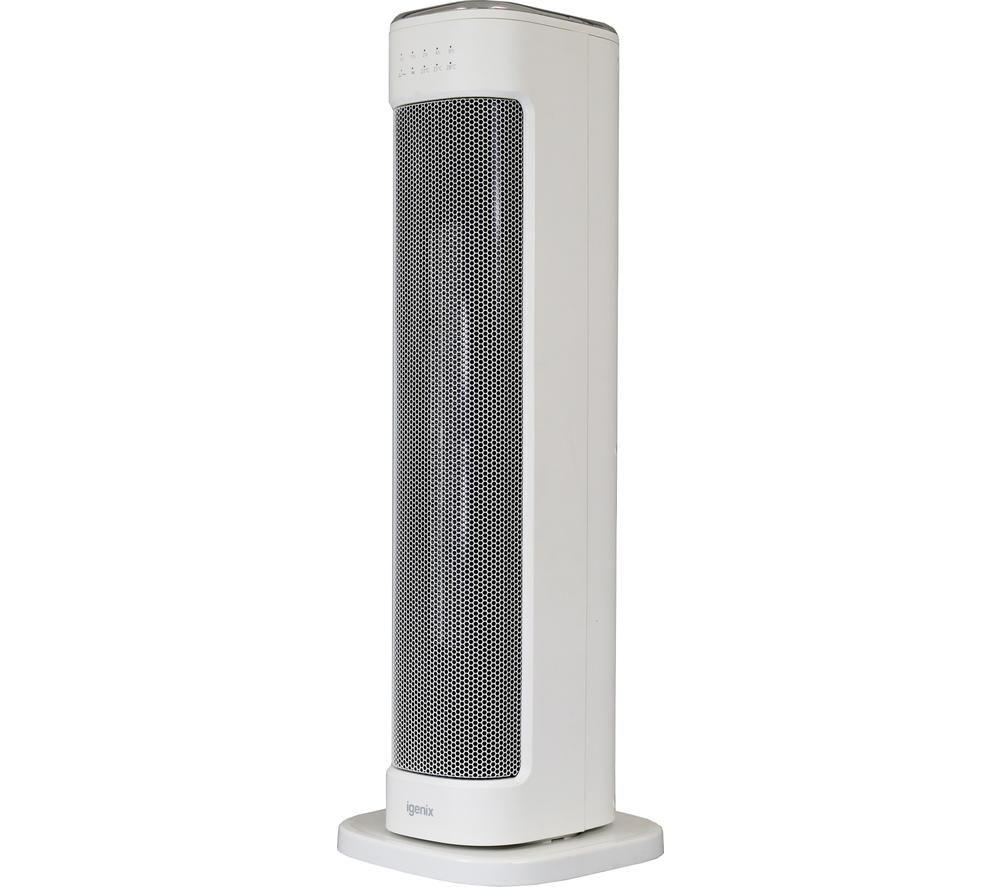 IGENIX IGHT020DW Portable Ceramic Fan Heater - White image number 8 of 10