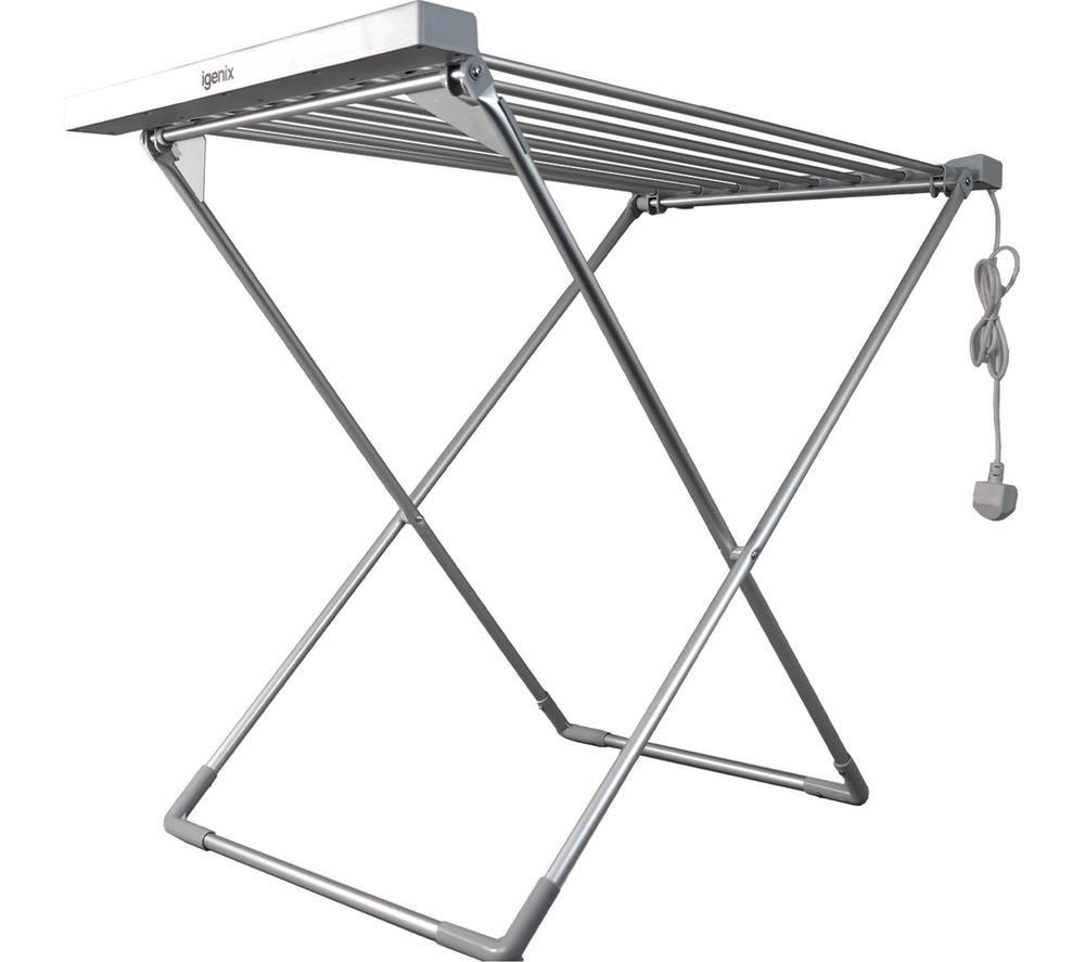 IGENIX IGHA068S Heated Clothes Airer - Silver image number 5 of 7