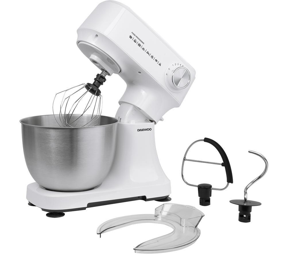 DAEWOO Essentials SDA2690GE Stand Mixer - White image number 7 of 7