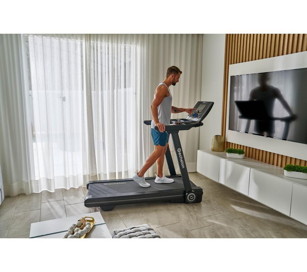ECHELON Stride-6s-10 Auto-fold Smart Bluetooth Treadmill - Black image number 3 of 7