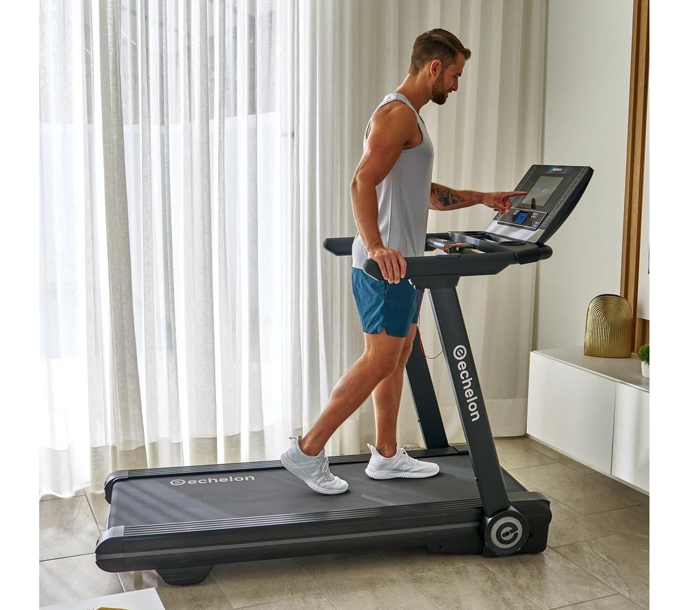 ECHELON Stride-6s-10 Auto-fold Smart Bluetooth Treadmill - Black image number 4 of 7