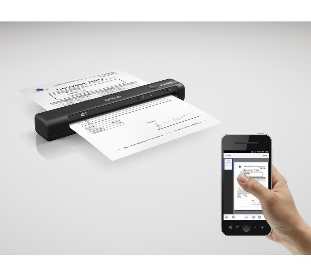 EPSON WorkForce ES-60W Document Scanner image number 3 of 6