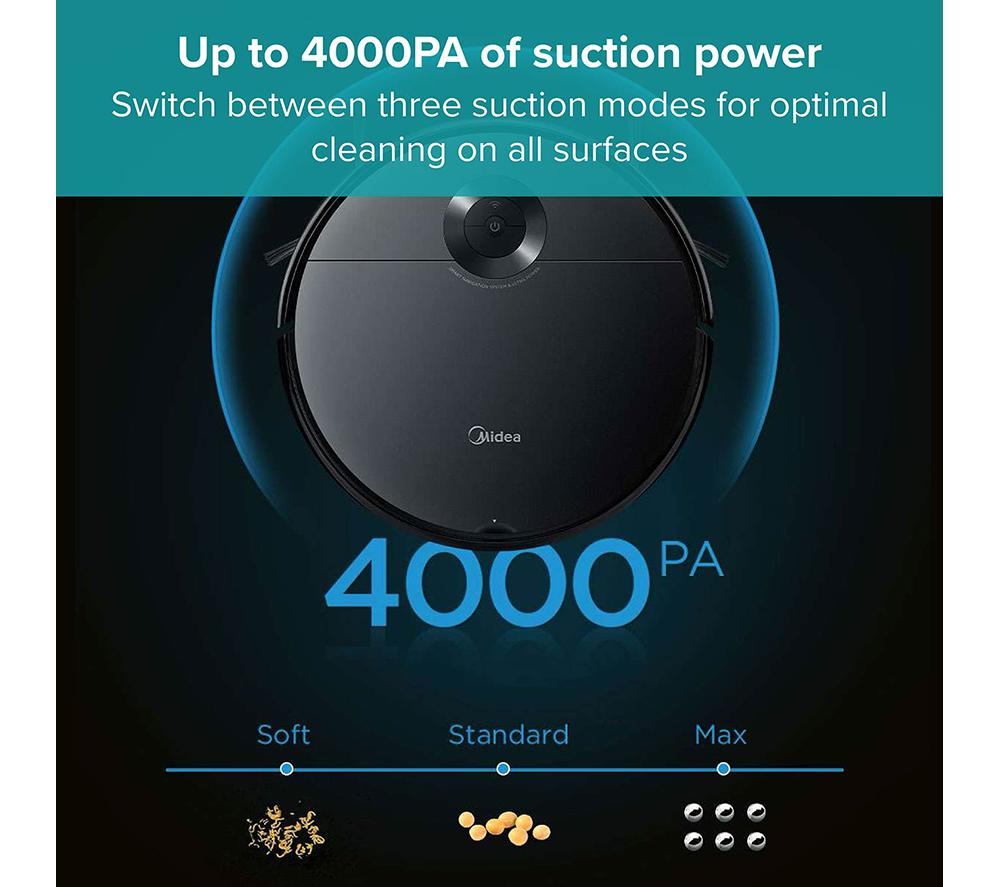 MIDEA I5C Robot Vacuum Cleaner - Black image number 7 of 16