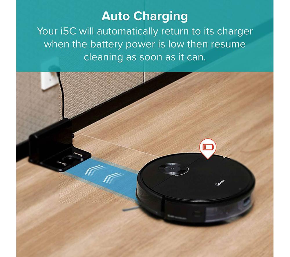 MIDEA I5C Robot Vacuum Cleaner - Black image number 9 of 16