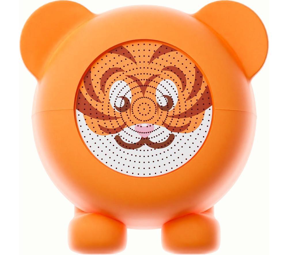Juice Animals Tiger Portable Bluetooth Speaker - Orange, Orange