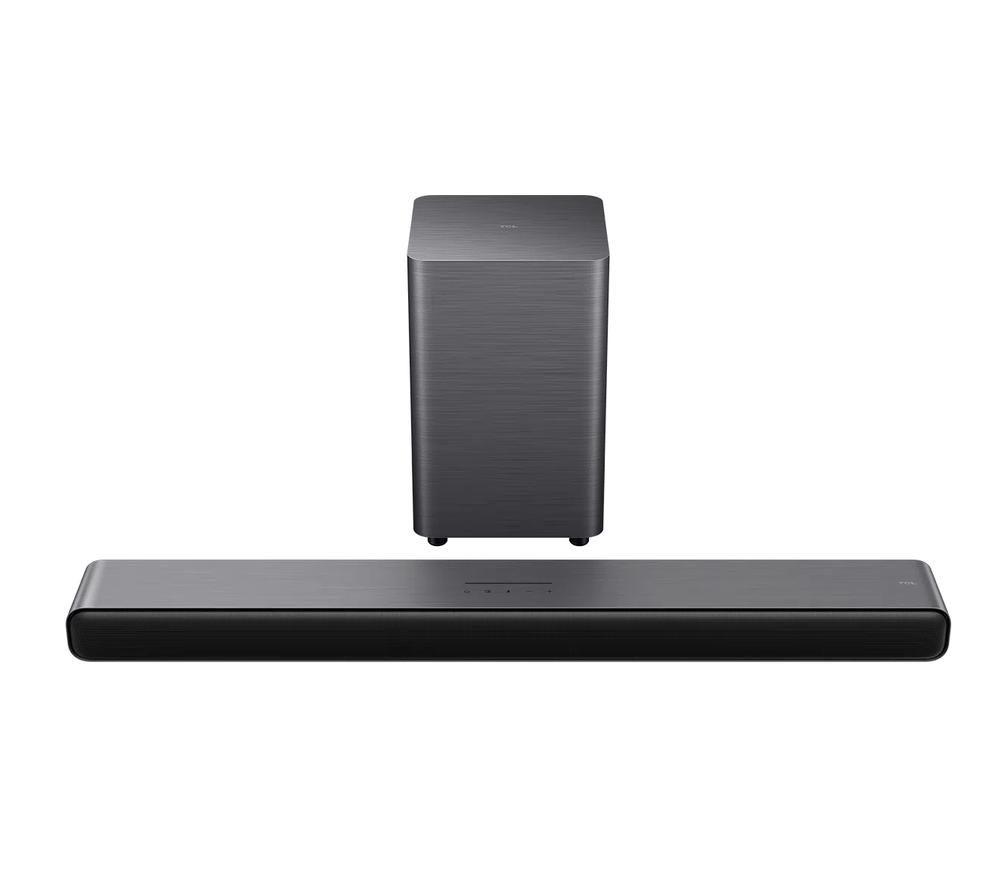 Tcl S55h 2.1 Wireless Sound Bar With Dolby Atmos & Dts Virtual:x, Black