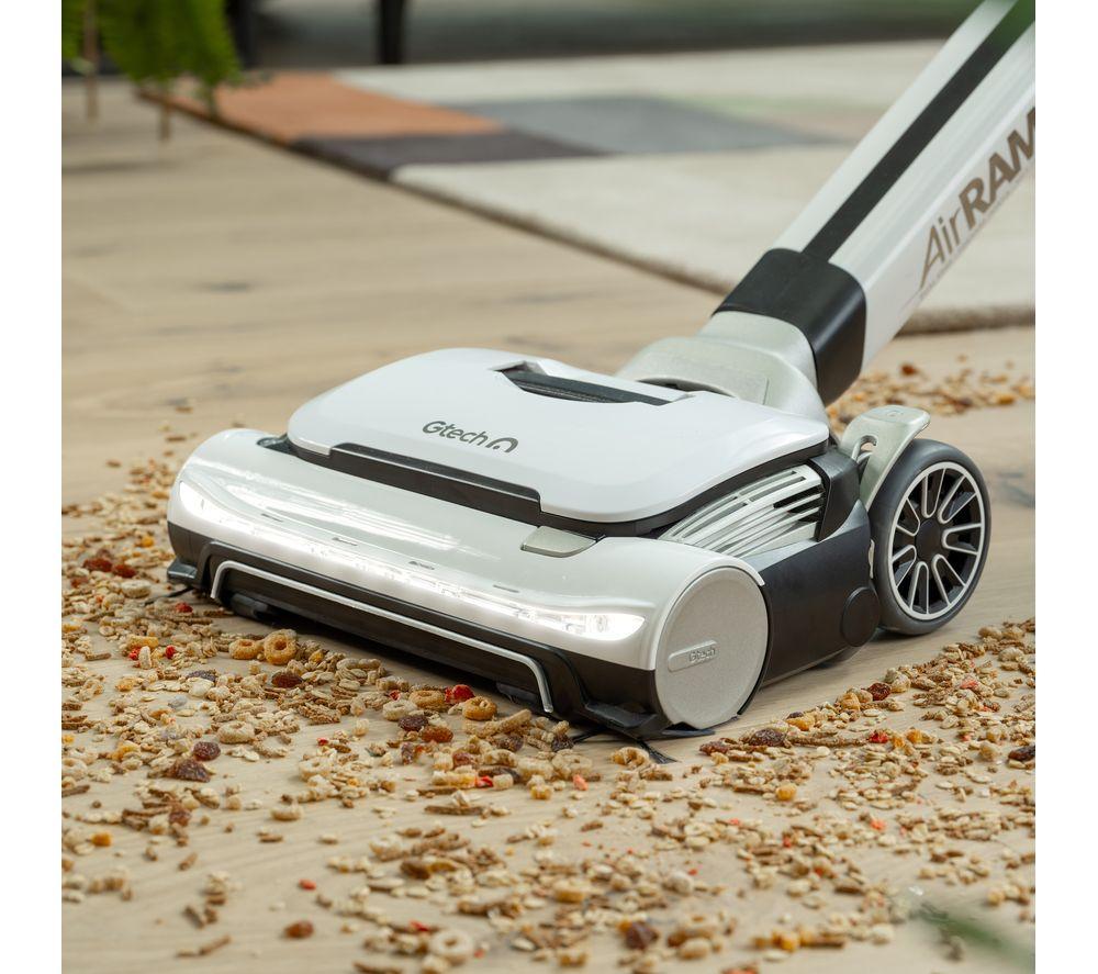 GTECH AirRAM 3 Dual Edge-Clean Cordless Vacuum Cleaner &ndash; Black & White image number 5 of 9