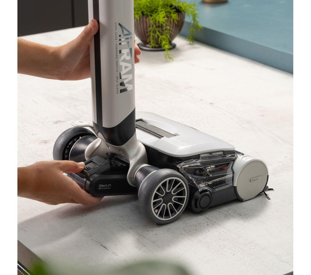 GTECH AirRAM 3 Dual Edge-Clean Cordless Vacuum Cleaner &ndash; Black & White image number 9 of 9