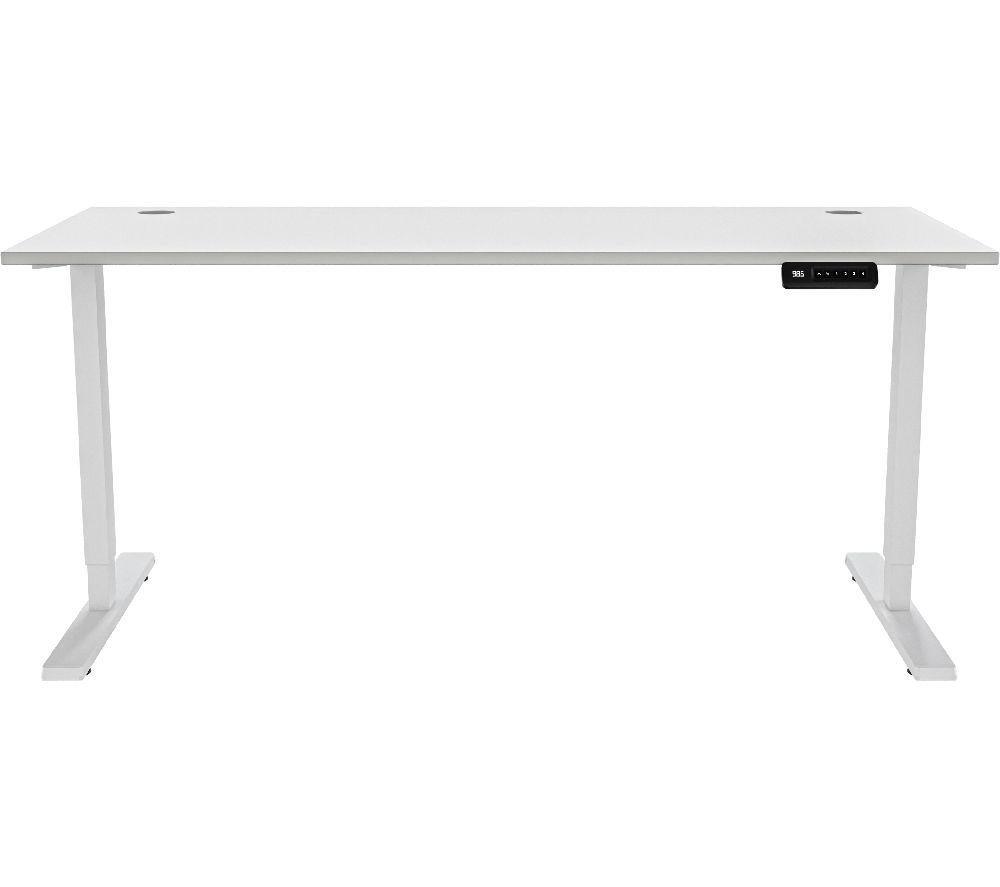 Buy PIRANHA E BASE 140 Sit Stand Gaming Desk White Currys