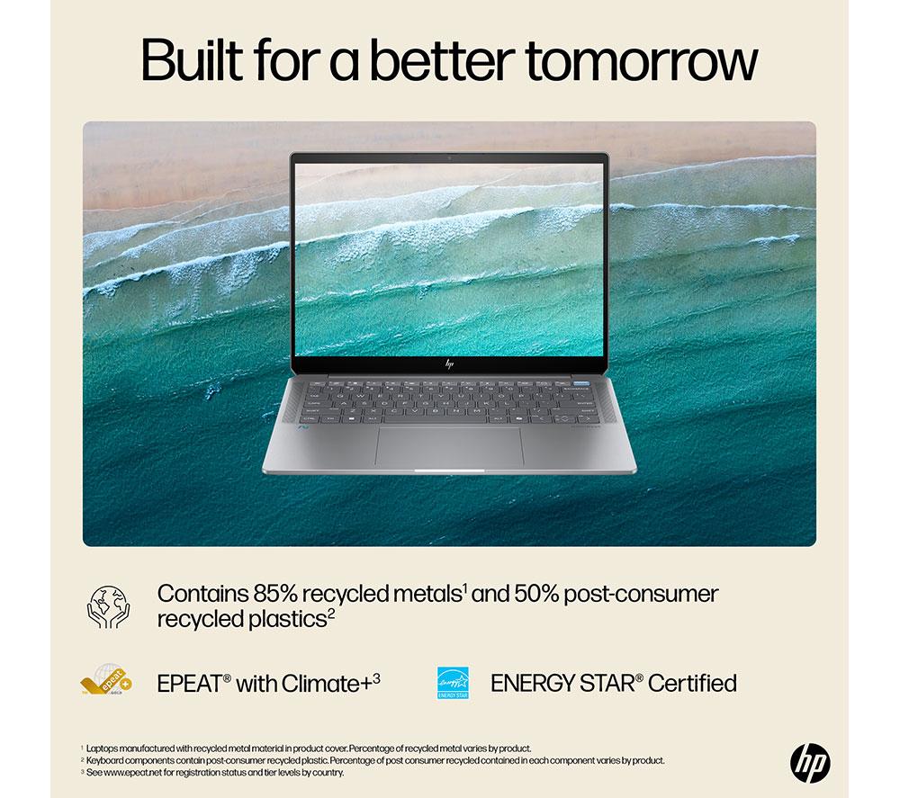 HP OmniBook Ultra 14" Laptop - AMD Ryzen AI 9, 1 TB SSD, Silver