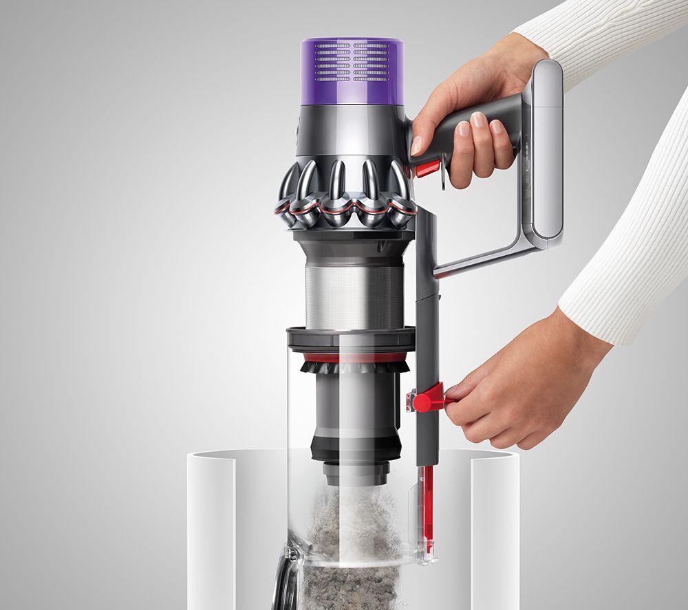 DYSON Cyclone V10 Total Clean Cordless Vacuum Cleaner - Grey & Purple image number 13 of 14