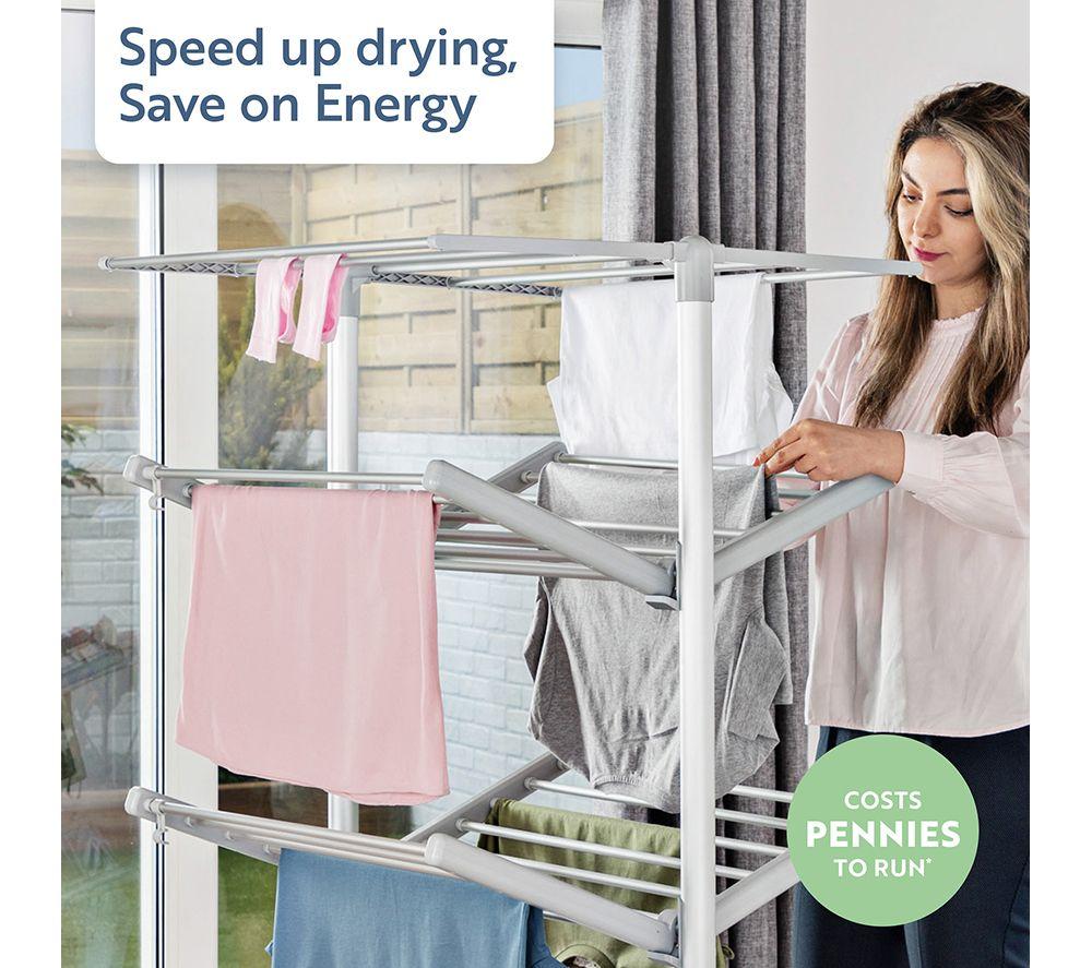 MINKY SureDri 4 Tier Heated Clothes Airer image number 6 of 13