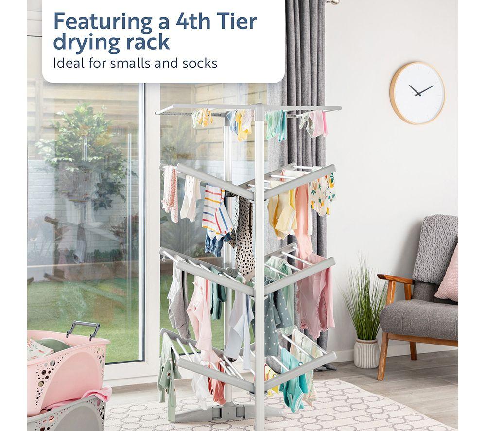 MINKY SureDri 4 Tier Heated Clothes Airer image number 8 of 13