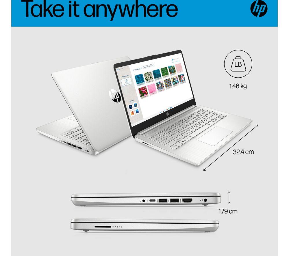HP 14s-dq5501sa 14" Laptop - Intel® Core™ i7, 512 GB SSD, Silver