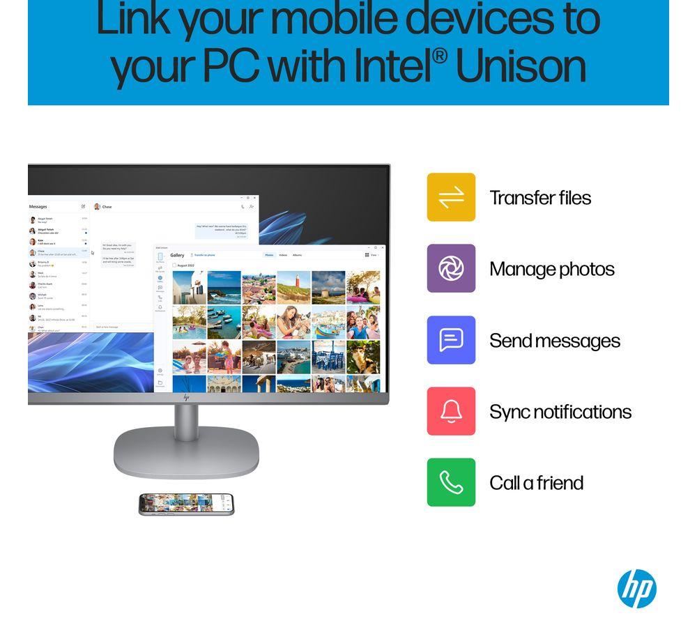 HP OmniStudio X 27-cs0003na 27" All-in-One PC - Intel&reg; Core&trade; Ultra 7, 1 TB SSD, Silver image number 7 of 26
