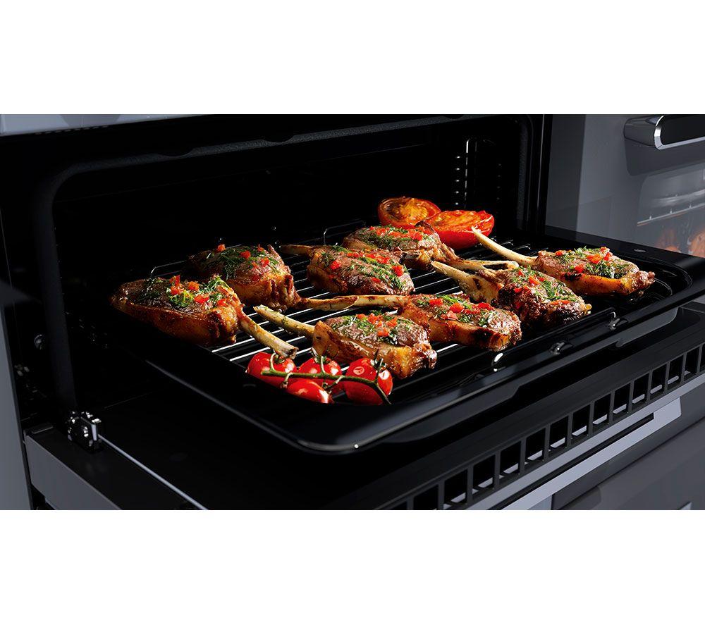 RANGEMASTER Estel Deluxe ESDL90EIPSLT/CM1 90 cm Electric Induction Range Cooker - Slate & Chrome image number 2 of 7