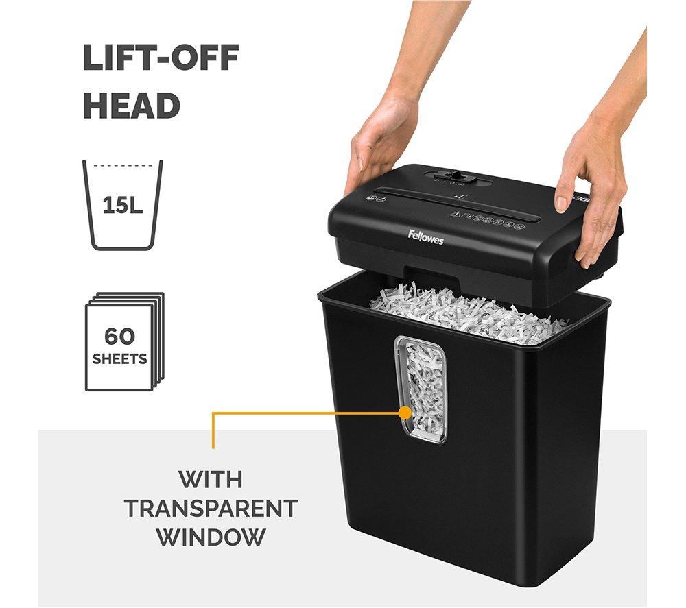 FELLOWES Powershred P-30C Cross Cut Paper Shredder image number 5 of 5