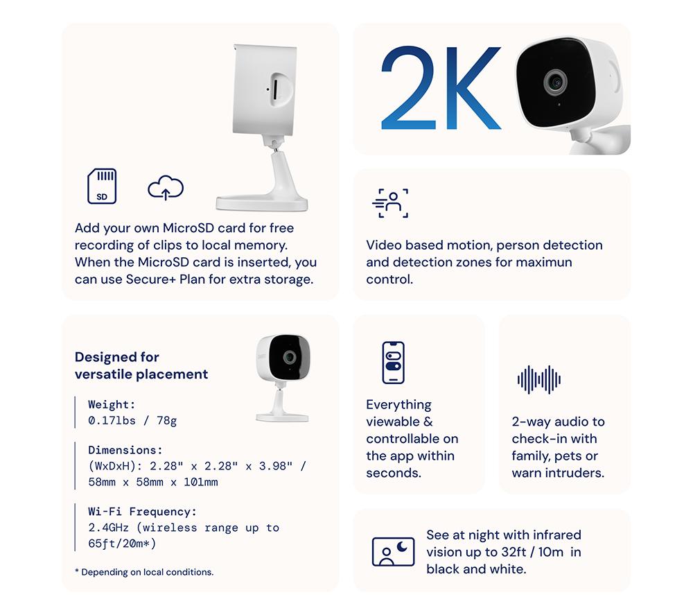 SWANN SWIFI-SE2KIC​ 2K WiFi Security Camera image number 2 of 8