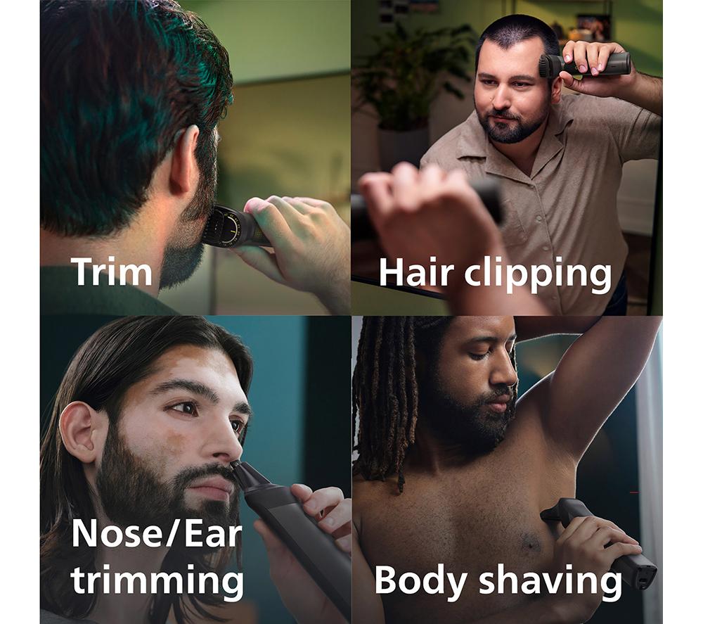 PHILIPS Series 7000 15-in-1 MG7940/15 Wet & Dry Multi Grooming Trimmer - Black