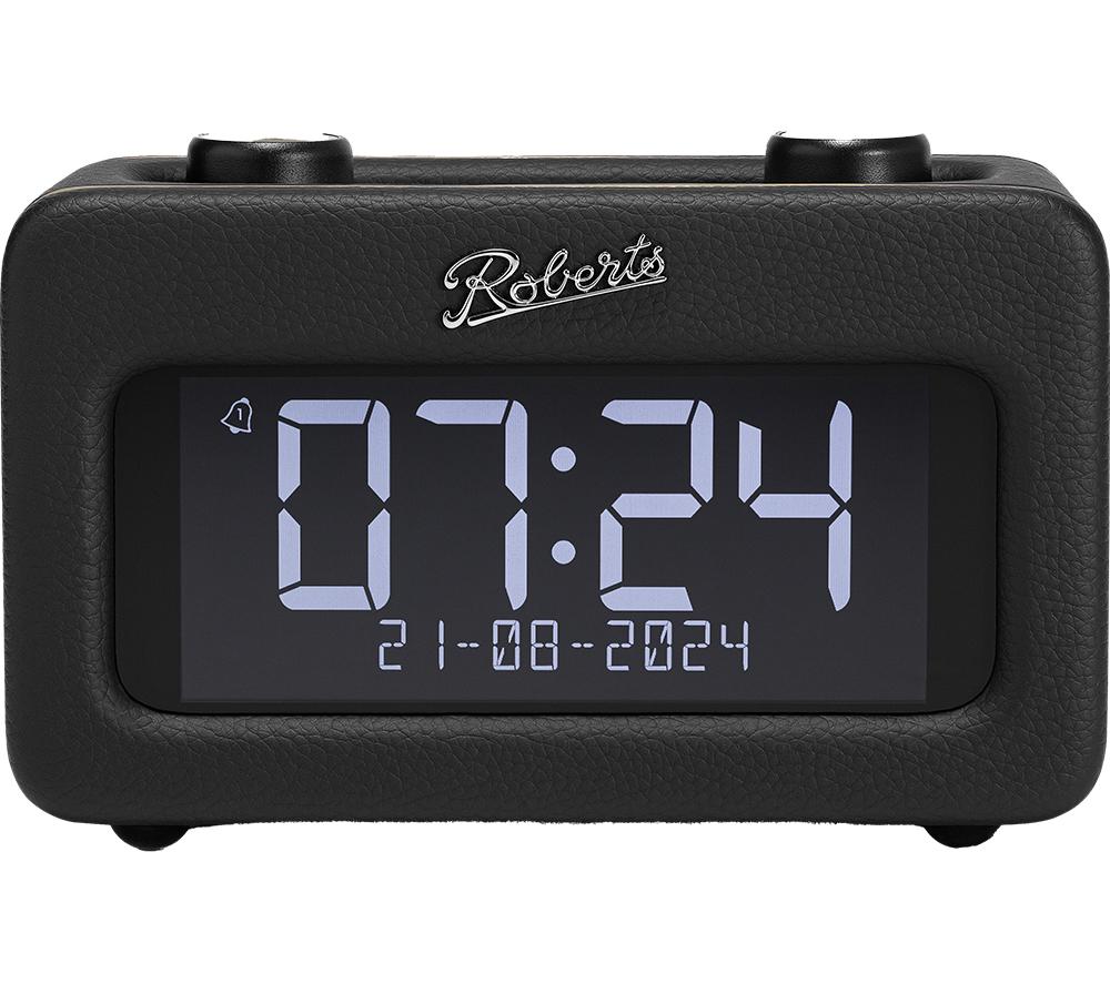 ROBERTS Revival Rest DAB+/FM Bluetooth Retro Clock Radio - Black image number 6 of 9