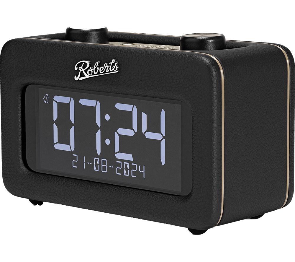 ROBERTS Revival Rest DAB+/FM Bluetooth Retro Clock Radio - Black image number 7 of 9
