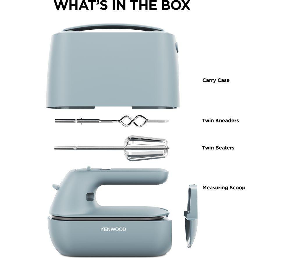 KENWOOD Quickmix Go HMP40.000GY Hand Mixer - Storm Blue image number 7 of 8