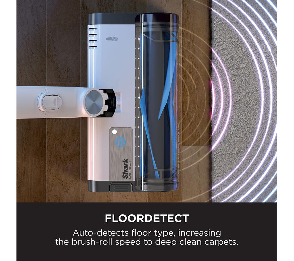 SHARK Detect Clean & Empty Pet IW4621UKT Cordless Vacuum Cleaner - Cloudy Blue image number 4 of 13