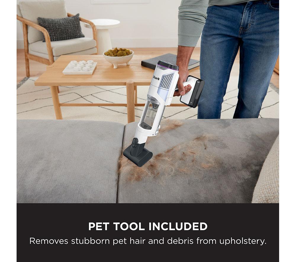 SHARK Detect Clean & Empty Pet IW4621UKT Cordless Vacuum Cleaner - Cloudy Blue image number 11 of 13