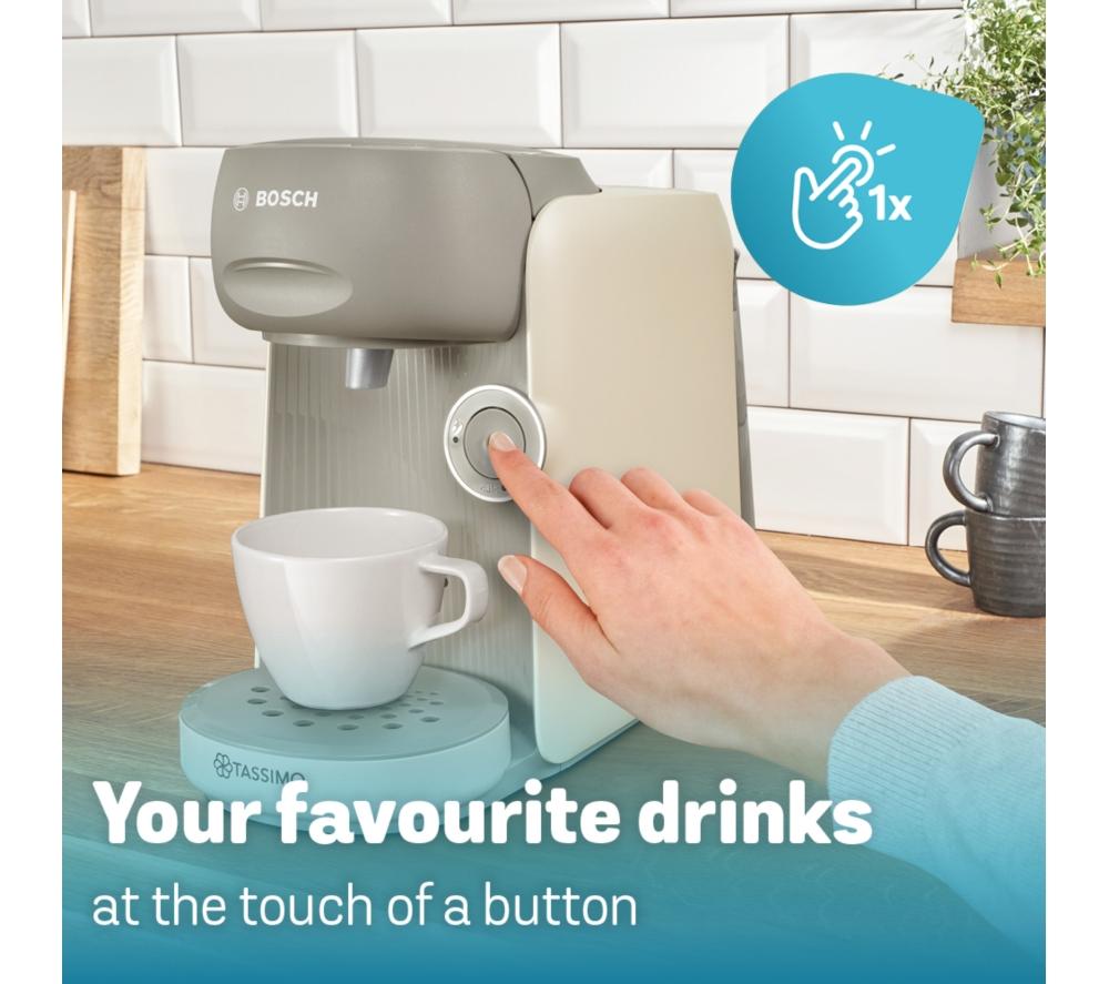 TASSIMO by Bosch Finesse TAS167PGB Coffee Machine - Cream image number 5 of 11