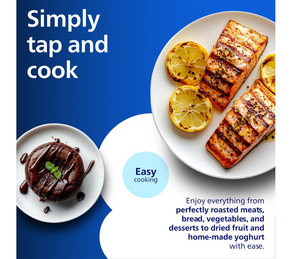 PHILIPS 5000 Series 9L NA555/09 Dual Basket Steam Air Fryer &ndash; Silver image number 12 of 16