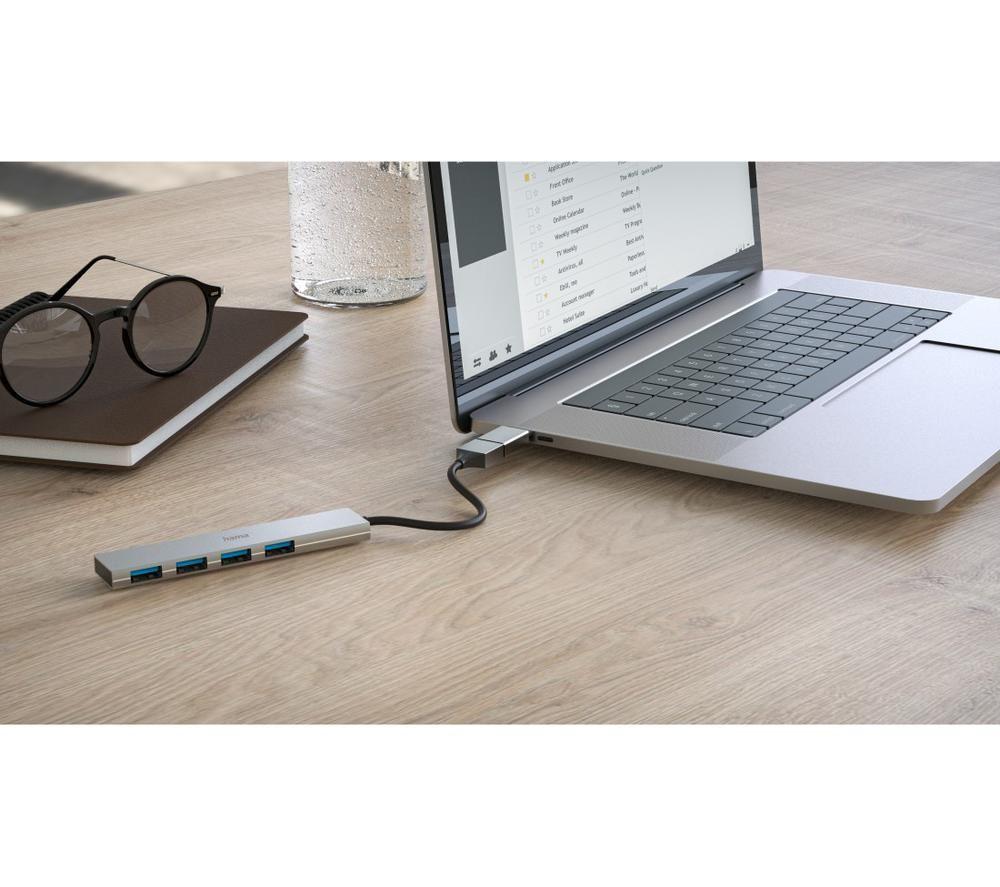 HAMA Prime Line 4-port USB Type-C Hub
