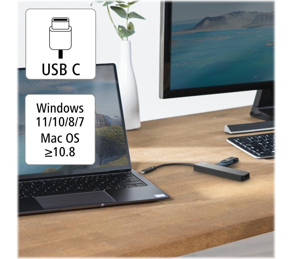 HAMA 5-port USB Type-C Hub image number 3 of 5