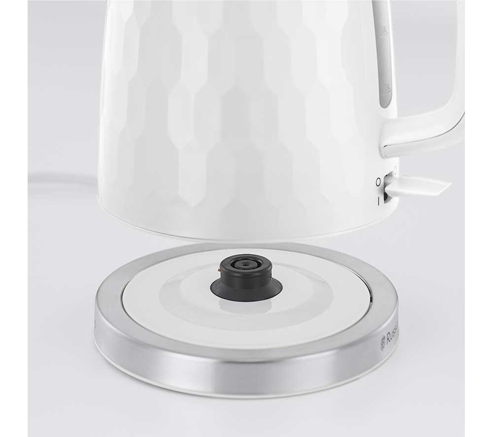 RUSSELL HOBBS Honeycomb 26050 Jug Kettle - White image number 7 of 9