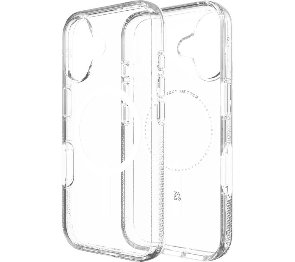 ZAGG Crystal Palace Snap iPhone 16 Case - Clear image number 3 of 3