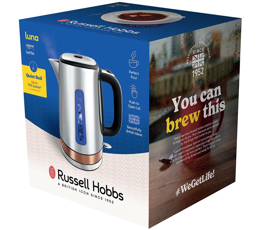 Buy RUSSELL HOBBS Luna 24280 Jug Kettle Copper Currys