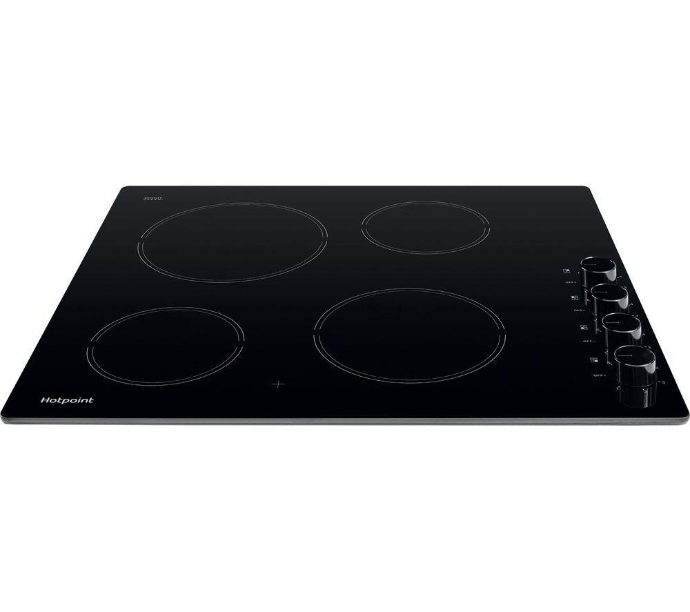 HOTPOINT HR 620 R H 60 cm Electric Ceramic Hob - Black image number 3 of 4