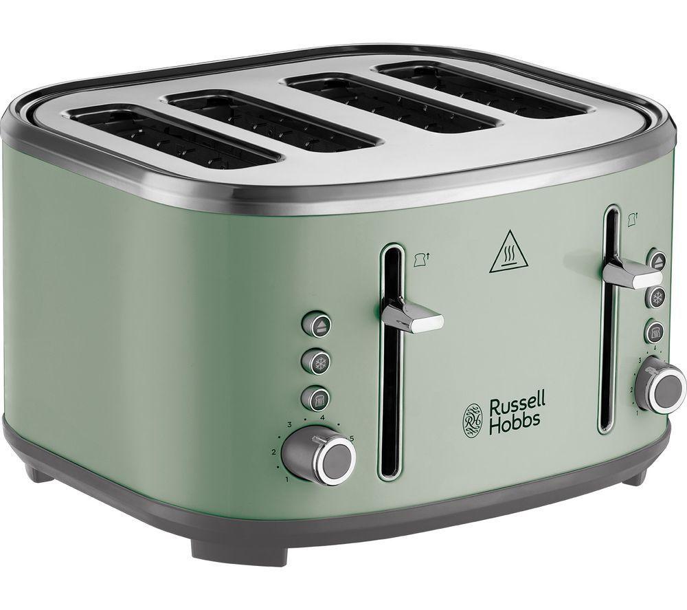 Buy RUSSELL HOBBS Stylevia 26294 4-Slice Toaster - Sage Green | Currys