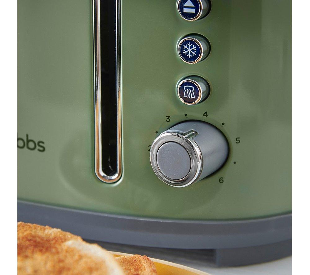 RUSSELL HOBBS Stylevia 26294 4-Slice Toaster - Sage Green image number 3 of 6