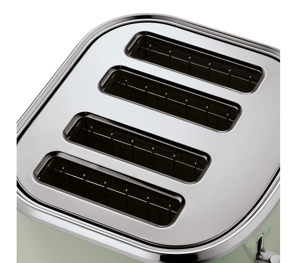 RUSSELL HOBBS Stylevia 26294 4-Slice Toaster - Sage Green image number 5 of 6