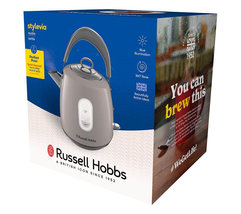 RUSSELL HOBBS Stylevia 28133 Traditional Kettle - Mocha image number 10 of 10
