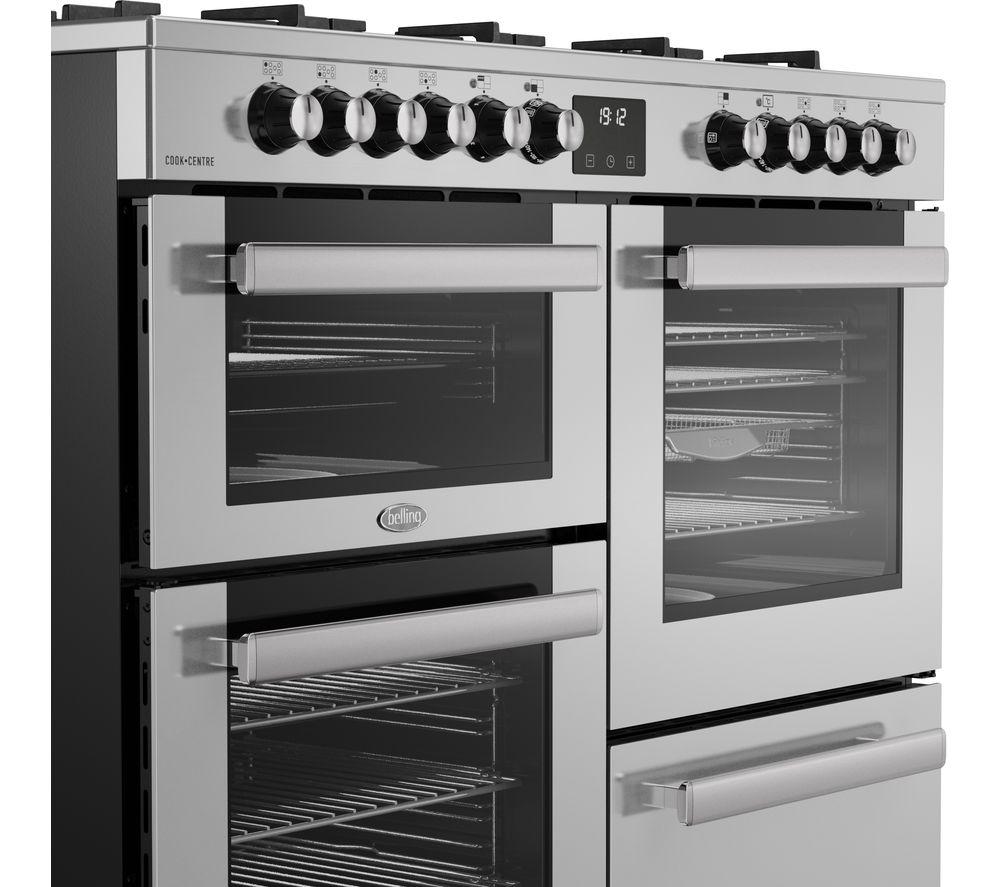 BELLING Cookcentre 110DF Electric Gas Range Cooker - Stainless Steel image number 6 of 21