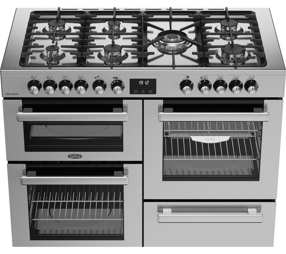 BELLING Cookcentre 110DF Electric Gas Range Cooker - Stainless Steel image number 7 of 21