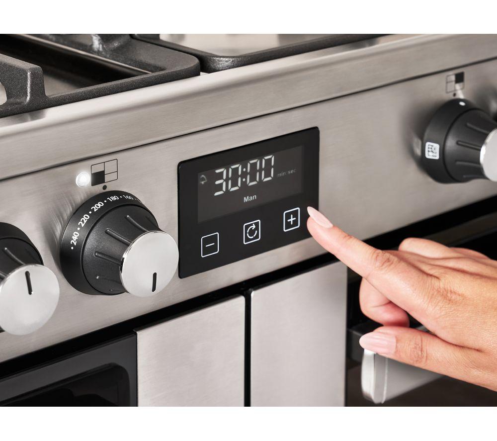 Buy BELLING Cookcentre 100DF Dual Fuel Range Cooker - Stainless Steel ...