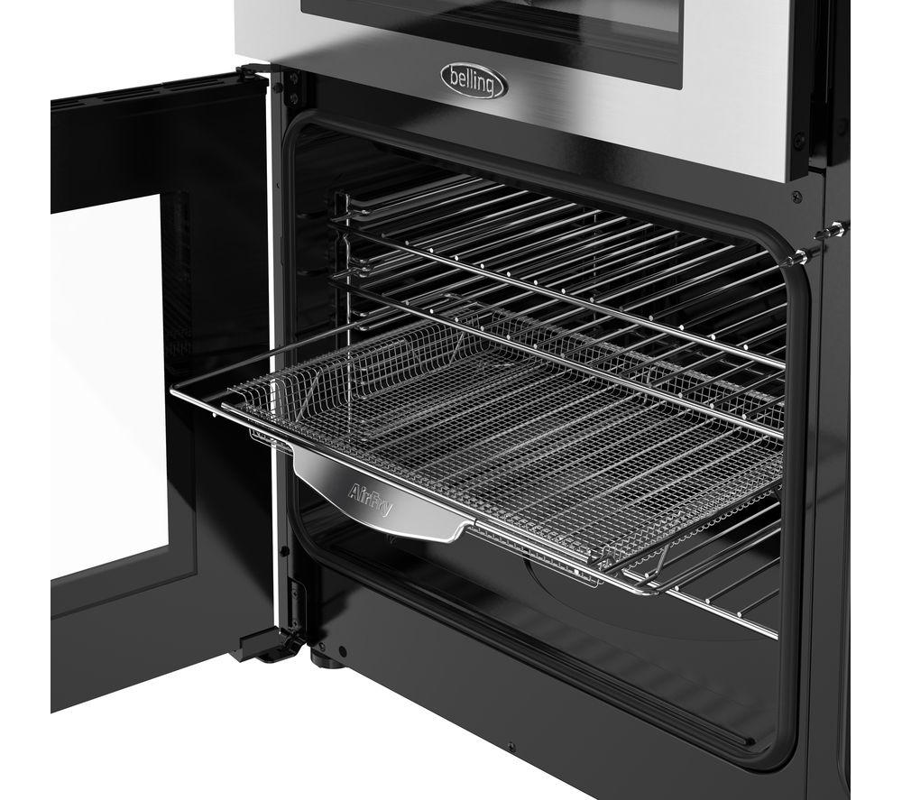 BELLING Cookcentre 90DF Dual Fuel Range Cooker - Stainless Steel & Chrome image number 4 of 20